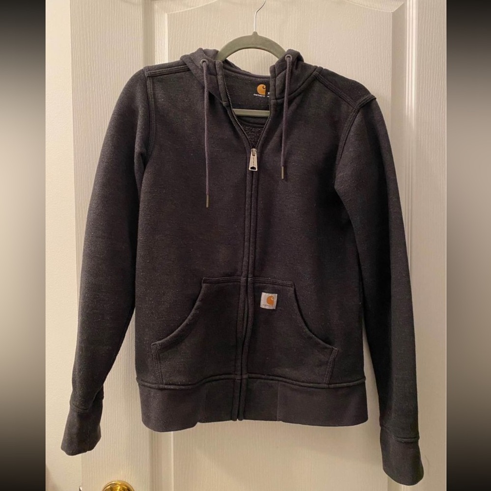Carhartt Women’s Zip Up Hoodie XS (0-2) Grey